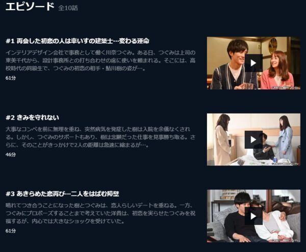 ドラマ パーフェクトワールド 無料動画配信